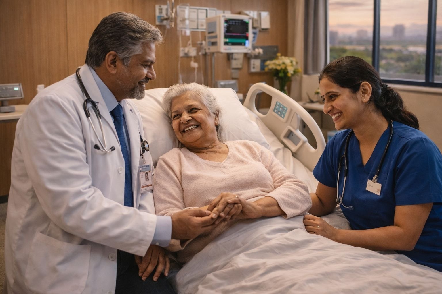 Comforting healthcare environment